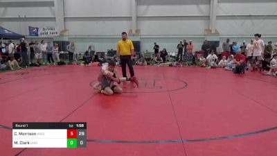 108 lbs Round 1 - Chase Morrison, Ares W.C. (MI) vs Mitchell Clark, Ohio Gold 24K