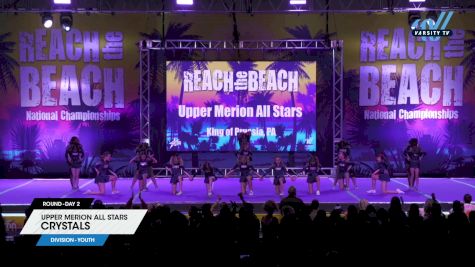 Upper Merion All Stars - Crystals [2024 L3 Youth Day 2] 2024 ACDA Reach the Beach Cheer Grand Nationals