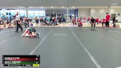 96 lbs Round 5 (6 Team) - Brady Zabriskie, Midlothian Miners vs Charlie Flythe, Wolfpack WC