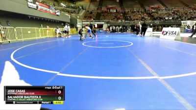 114 lbs Cons. Round 2 - Salvador Bautista Ii, Coachella Valley Wrestling Club vs Jose Casas, Scotsmen Wrestling Club