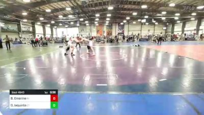 182 lbs Consi Of 16 #1 - Bray Emerine, IN vs Dominic Iaquinto, CT