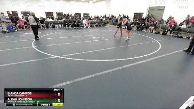 170 lbs Round 3 (6 Team) - Aleah Johnson, Raccoon River-Northwest vs Bianca Campos, Joliet Township