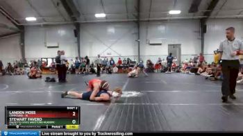 126 lbs Round 2 (3 Team) - Landen Moss, Compound vs Stewart Favero, Palmetto State Wrestling Academy Black