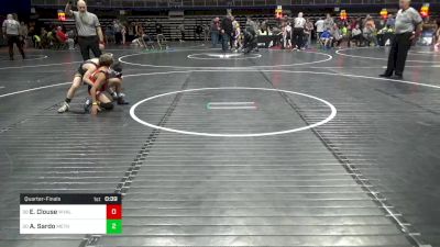 75 lbs Quarterfinal - Emerson Clouse, Wyalusing vs Andrew Sardo, Methacton