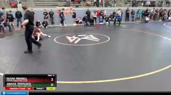 122 lbs Rr3 - Olivia Troxell, KODIAK WRESTLING CLUB vs Abigail Whitlock, NORTH POLE WRESTLING CLUB