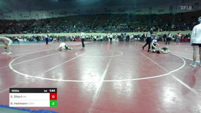 150 lbs Round Of 16 - Shepard Short, Edmond Santa Fe vs Brock Heilmann, CowTown Elite