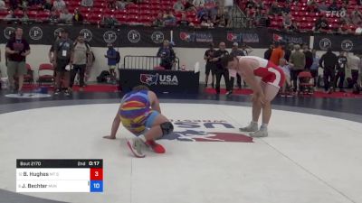 110 kg Cons 8 #2 - Brendan Hughes, Mt Spokane Wrestling Club vs James Bechter, MVKWA Patriot Wrestling Club