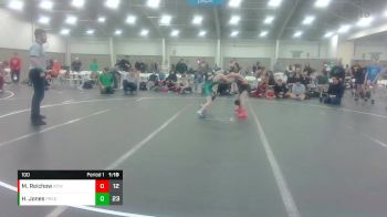 100 lbs Round 6 (10 Team) - Moose Reichow, River City Wrestling vs Henry Jones, Virginia Team Predator