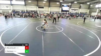 81 lbs Round Of 16 - Gabriel Bouzanquet, Chain Gang vs Zaydonn Pacheco, Dove Creek Bulldogs