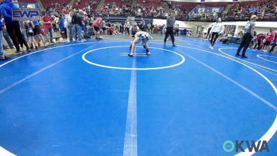 90 lbs Quarterfinal - Brantley Starks, Tecumseh Youth Wrestling vs Phillip Teasley, Standfast