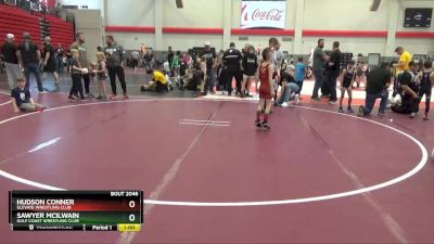 50 lbs Semifinal - Hudson Conner, Elevate Wrestling Club vs Sawyer McIlwain, Gulf Coast Wrestling Club