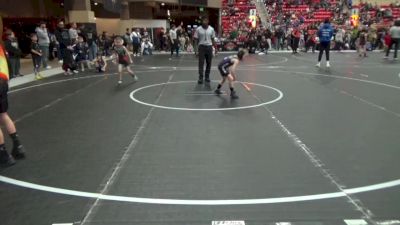 46 lbs Quarterfinal - Corbin Lee, Duran Elite vs Miles Ford, Linn County Twisters
