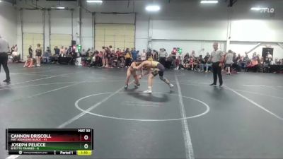 115 lbs Round 1 (4 Team) - Cannon Driscoll, Mat Assassins Black vs Joseph Pelicce, Bitetto Trained