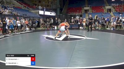 106 lbs Quarters - Christopher Grossman, Montana vs Carter Kendrick, South Dakota