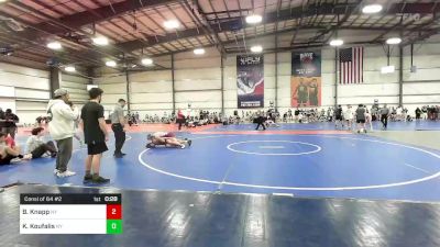 152 lbs Consi Of 64 #2 - Brendan Knapp, NY vs Kostaintinos Koufalis, NY