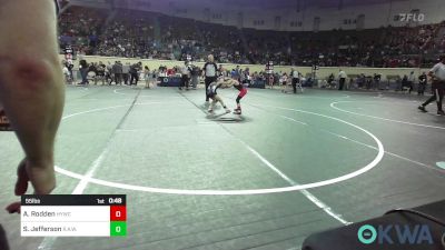 55 lbs Quarterfinal - Ayden Rodden, Hilldale Youth Wrestling Club vs Stetson Jefferson, R.A.W.