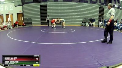 175 lbs Quarterfinals (8 Team) - Seer Godwise, Perry Meridian vs Aidan White, Crown Point