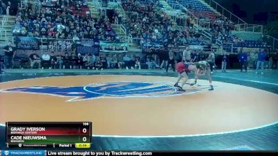 106 lbs Cons. Round 2 - Cade Nieuwsma, Bismarck vs Grady Iverson, Bismarck Century