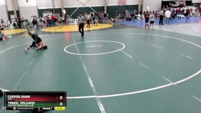 115 lbs Cons. Semi - Cooper Shaw, 2TG vs Trekel Williams, Shelton Wrestling Club