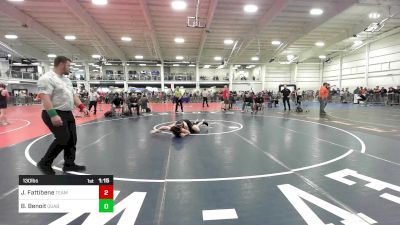 130 lbs Round Of 32 - Jake Fattibene, Team Tugman vs Brent Benoit, Quabbin