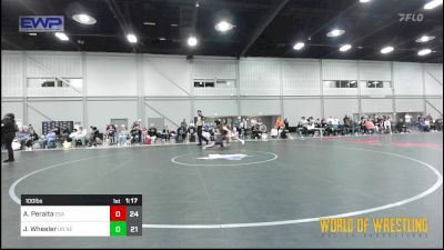 100 lbs Rr Rnd 3 - Alina Peralta, Eastside Assassins vs Jaeden Wheeler, Untouchables Girls RED