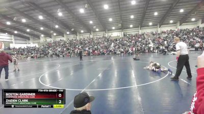 110 lbs Cons. Round 4 - Zaiden Clark, Grantsville Wrestling Club vs Boston Gardiner, Champions Wrestling Club