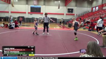 8U - HWT Round 5 (6 Team) - Lance Frew, Alexander City Youth Wrestling - 8U vs Bryce Stevenson, Lionheart Youth Wrestling Club - 8U