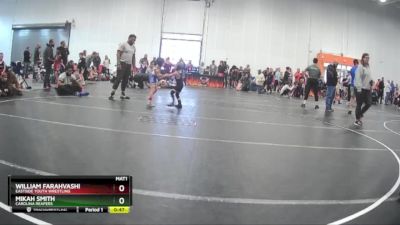 47 lbs Round 1 - William Farahvashi, Eastside Youth Wrestling vs Mikah Smith, Carolina Reapers