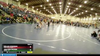 92 lbs Round 1 (4 Team) - Greysen Packer, Idaho 1 vs KELLEN DOWNING, West Coast Riders
