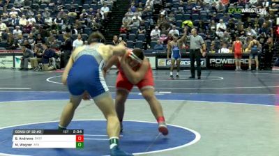 285 lbs Consi of 32 #2 - Blake Andrews, Oklahoma State vs Matt Wagner, Air Force