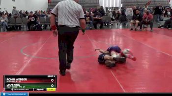 55 lbs Round 3 (8 Team) - Liam King, Team 922 (OH-PA) vs Ronin Webber, Beast Mode