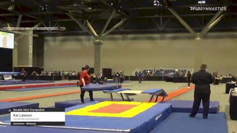 Kai Lawson - Double Mini Trampoline, Dynamite Gymnastics - 2021 USA Gymnastics Championships