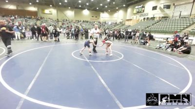 81 lbs Semifinal - Mackinley Jones, Small Town WC vs Layton Magana, Redwood WC