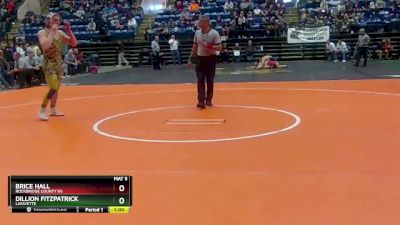 3 - 175 lbs Cons. Semi - Dillion Fitzpatrick, Lafayette vs Brice Hall, Rockbridge County HS