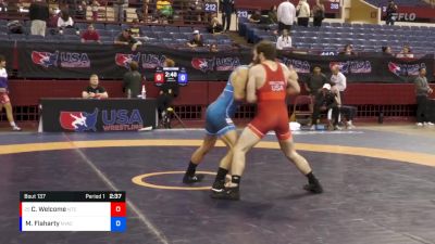 67 lbs Cons. Round 3 - Charles Welcome, NMU-National Training Center vs Morgan Flaharty, New York Athletic Club