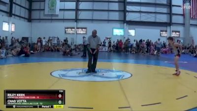 113 lbs Semis (4 Team) - Chad Votta, HEADHUNTERS WRESTLING CLUB vs Riley Keen, LEXINGTON WRESTLING CLUB