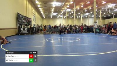 113 lbs Semifinal - Austin Carfley, HS The Compound RTC vs Waylon Waite, HS Camp Reynolds