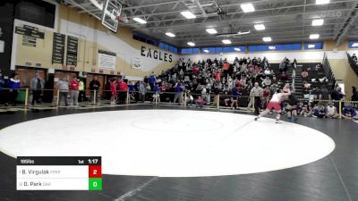 195 lbs Round Of 16 - Benjamin Virgulak, Fairfield Prep vs Drew Park, Darien