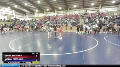 120 lbs Semifinal - Daniel Benavides, CA vs Nathan Pritchard, NV