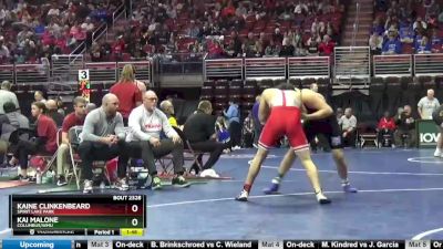 2A-220 lbs Cons. Round 2 - Kaine Clinkenbeard, Spirit Lake Park vs Kai Malone, Columbus/WMU