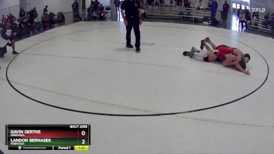 135 lbs Semifinal - Landon Bernasek, Nebraska vs Gavin Gerths, Nebraska