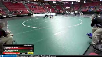 D2-160 lbs Cons. Round 1 - Ivan Veenendall, Ellsworth vs Owen Chelminiak, Delavan-Darien