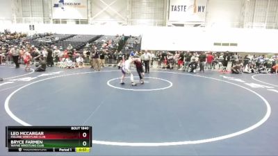 122 lbs Semifinal - Bryce Farmen, Wayne Wrestling Club vs Leo McCargar, Malone Wrestling Club