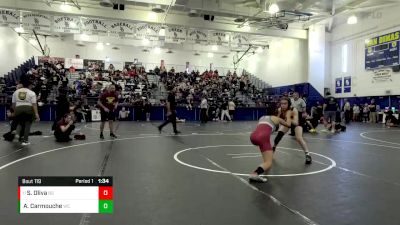 106 lbs Champ. Round 2 - Samantha Oliva, Bell Gardens vs Ashley Carmouche, West Covina