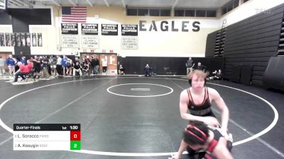 182 lbs Quarterfinal - Louis Soracco, Fairfield Warde vs Andrey Kosygin, Ridgefield