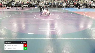 105-M lbs Semifinal - Ryan Rodriguez, Red Nose Wrestling School vs Hunter Kapitula, Mat Assassins