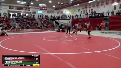 157 lbs Cons. Round 2 - Brandon Skladzien, Maquoketa vs Merrick Wahlert, Wahlert, Dubuque