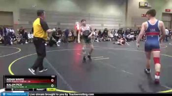 155 lbs Round 3 (8 Team) - KALEM PICK, Elite Athletic Club vs AIDAN WHITE, Elite Athletic Club DZ