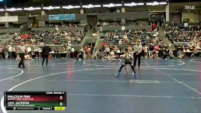 65 lbs Cons. Round 2 - Levi Jackson, Moen Wrestling Academy vs Malcolm Fine, Beaver Creek Wrestling