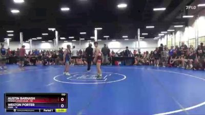 110 lbs Round 1 (8 Team) - Austin Barnash, Pennsylvania Blue vs Weston Porter, Iowa